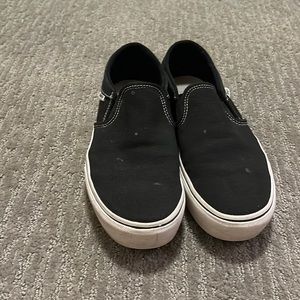 Vans shoes black hardly worn